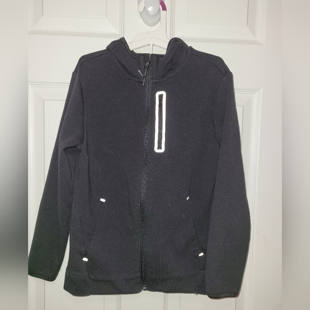 Old Navy Boys Zip Up Hooded Sweatshirt Size 8